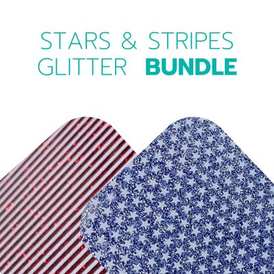 Stars & Stripes Glitter Bundle Pattern Acrylic Sheets CMB PRESTIGE PATTERNS - Acrylic Sheets